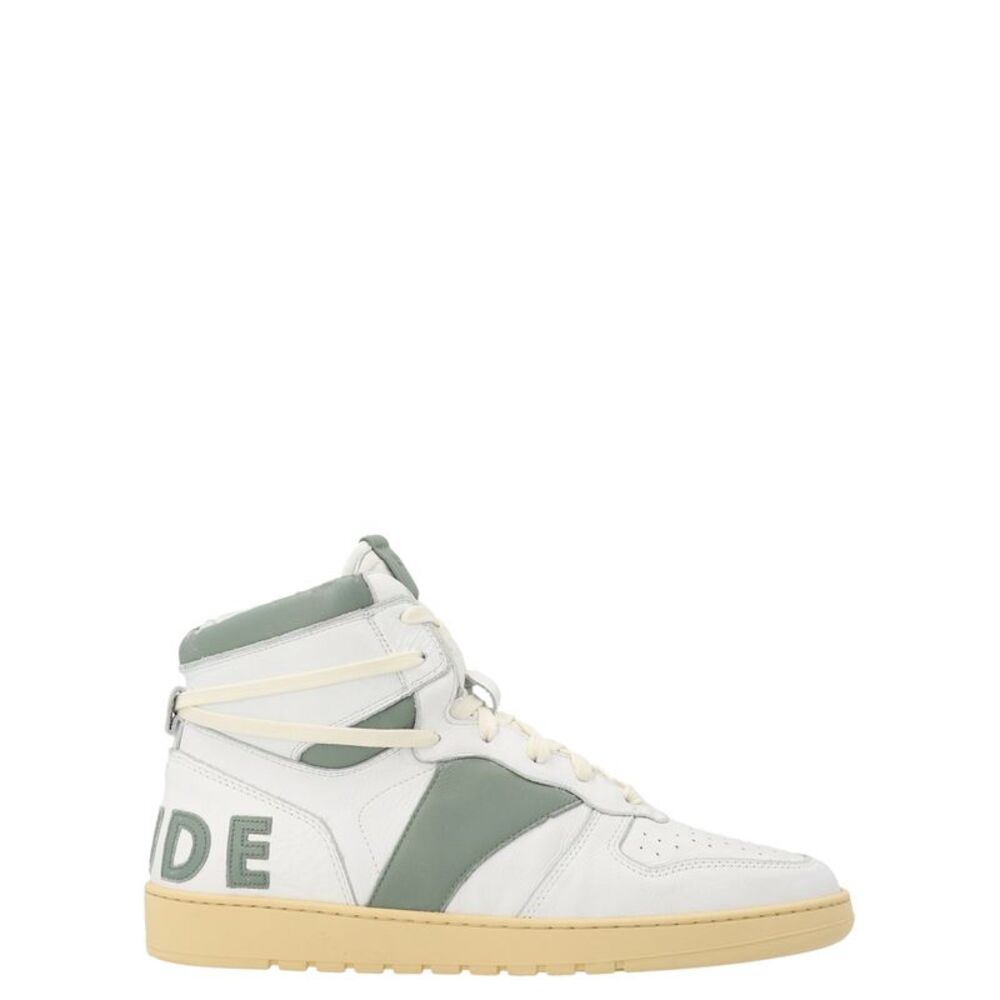 Rhude Bicolor Calfskin High Top Men's Sneakers